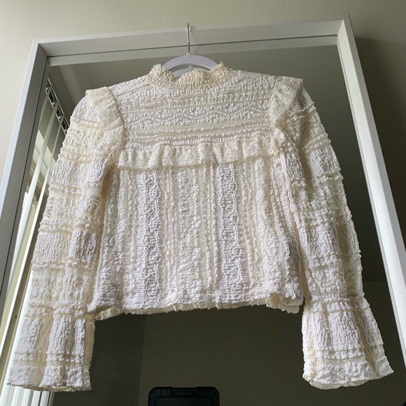 Zara Lace Crop Top - Picture 7 of 8